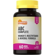Women's ABC Complete Multivitamin | 60 Caplets | With Mineral Formula | by Sundance