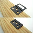 thumbnail image 6 of 25x Foldable Hinge Self Attach Furniture Picture Photo Frame Backboard Barbed Sawtooth Saw Tooth Hanger Hook No need screw Nail, 6 of 8
