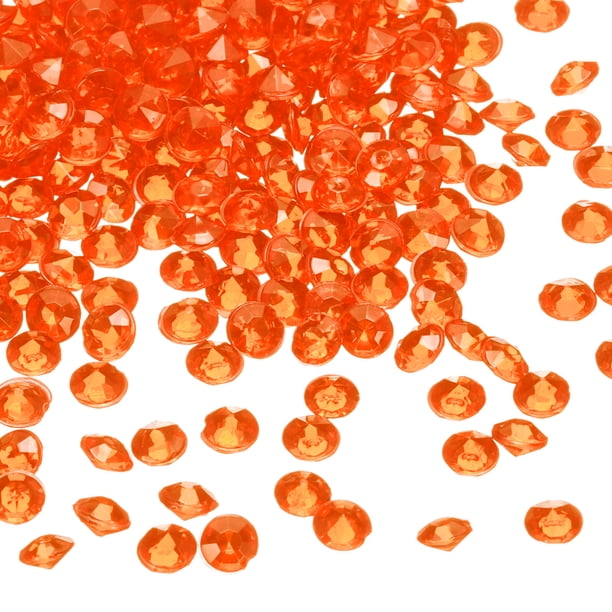 5000 piezas de confeti para bodas, decoración de centros de mesa, fiestas de despedida de soltera (naranja, 4.5 mm)