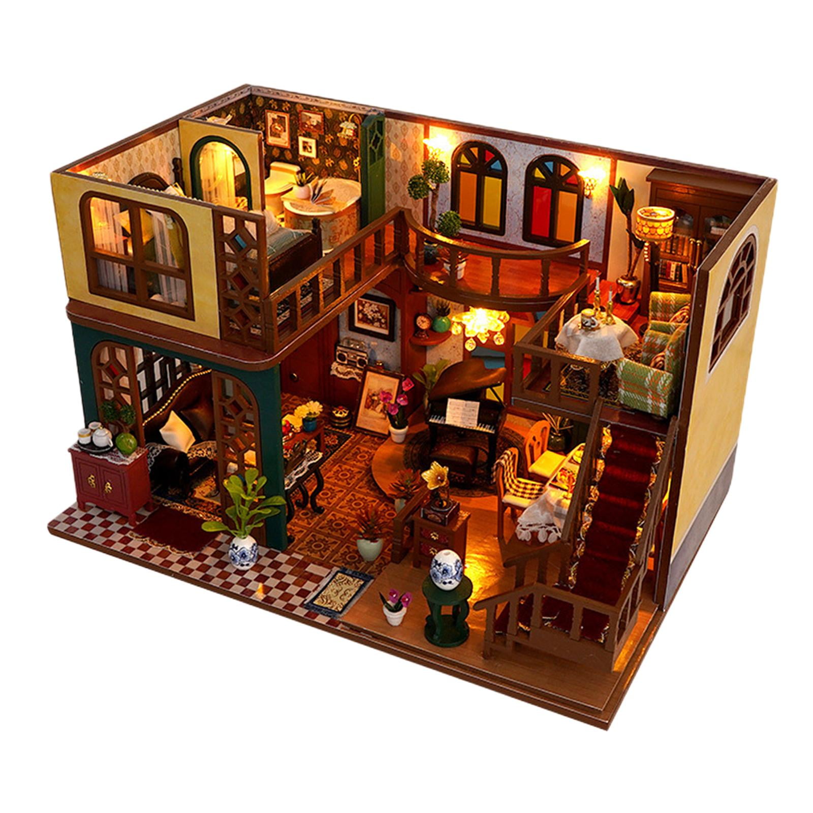 lionlar DIY Miniature Dollhouse Kits Doll House Model for Adults Ages 7 Years Old up Walmart