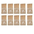 thumbnail image 1 of Juego de 10 bolsas porta utensilios rústicas reutilizables para mesa, 1 of 5