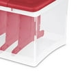 thumbnail image 3 of Sterilite Clear Christmas Light and Garland Holiday Storage Container (12 Pack), 3 of 6