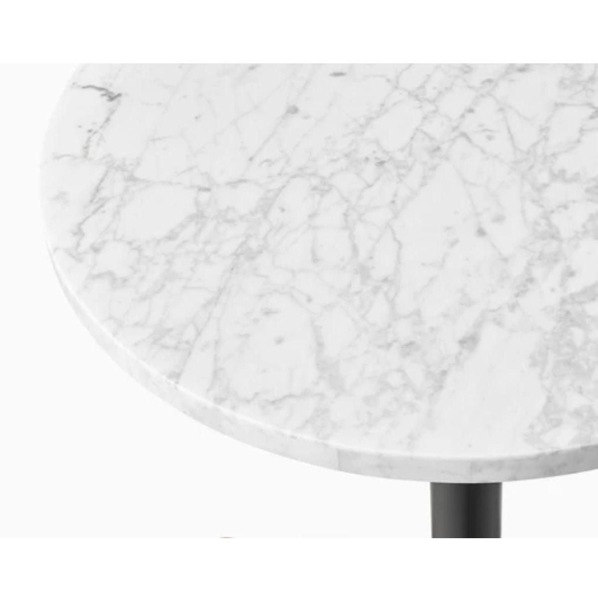 Table de salle à manger ronde Ruby en blanc