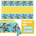 thumbnail image 1 of Suministros de fiesta de Toy Story de cartón, vajilla desechable, plato de papel, taza de globo, mantel para niños, decoraciones para fiesta de cumpleaños, 1 of 4