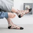 thumbnail image 2 of Pofeuu Mushroom Print 30cm Socks, Adult Running Hiking Socks for Youth and Adult, 2 of 7