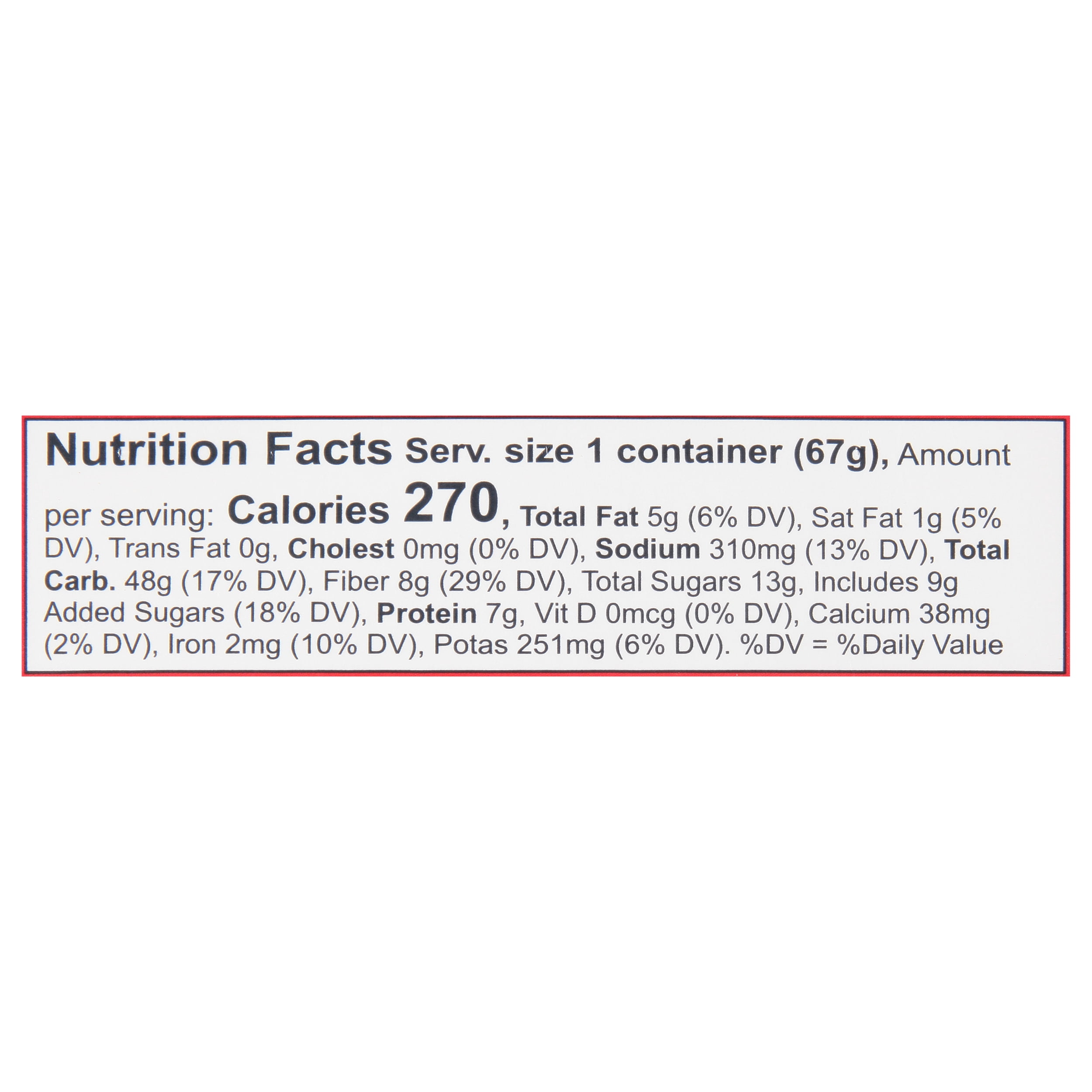 (5 pack) Bob's Red Mill Non-GMO Gluten Free Apple Pieces and Cinnamon Oatmeal with Flax & Chia 2.36 oz Microwavable Cup