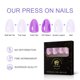 thumbnail image 3 of Espejo metálico iBeautying de Press On Nails, color morado y rosa, 24 unidades, 3 of 8