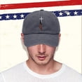 thumbnail image 2 of NMMUED Usa American Flag Hats for Women Men Red White and Blue Hat 4th of July Patriotic Hats - Sun Protection, Breathable Independence Day Accessories Gray One Size, 2 of 3