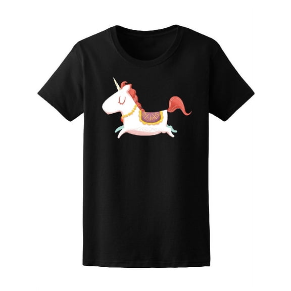 Cute White Unicorn Tee Women's -Image by Shutterstock