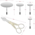 thumbnail image 4 of 4 Pcs Cake Flower Nail Flower Lifter Tools, Piping Flower Scissors Frosting Cake Flower Nails Set For Decorating Different Cakes Decorating Nails, 4 of 7