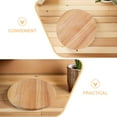 thumbnail image 3 of RENACLIPY Khaki Solid Wood Round Stool Cushion Replacement Seat Pad for Home Bar Kitchen Dining Restaurant Use, 3 of 8