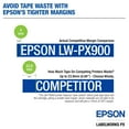 thumbnail image 5 of LABELWORKS Epson LW-PX900 Industrial Label Maker - Portable Handheld Label Printer Compatible with All Epson PX Tape Types, 5 of 5