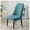 Blue, variant on BH-JJSMGS Curved Chair Covers Curved Back Armless Accent Chair Slipcover Removable Dining Chair Covers Kitchen Chair Slipcovers Protector for Kitchen Living Room