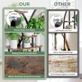 thumbnail image 3 of Behome Plant Stand with Adjustable Grow Lights, 7 Tiered Indoor Metal Plant Shelf, 66" Tall Plant Flower Holder for Home, Patio, 3 of 7