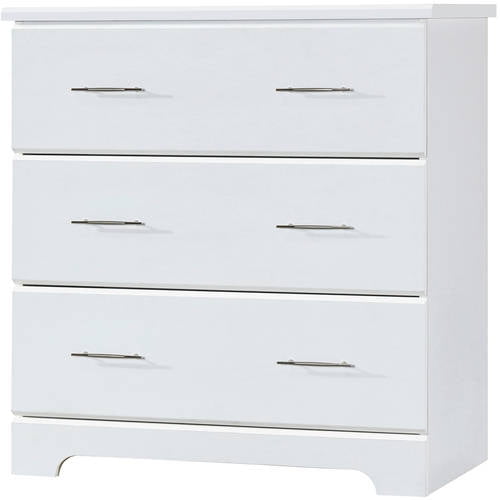 Storkcraft Brookside 3 Drawer Dresser Chest White Walmart Com Walmart Com