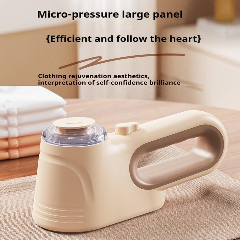 Vacuum Steamer for Clothes, 2025 Vacuum Steamer for Clothes Iron, 1000w Portable Handheld Clothing Steamers with 600ml Tank Delivers and 3.5FT Cord for Travel and Car Interior Care