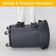 thumbnail image 6 of 32 Gallon Outdoor Trash Can with Wheels, 33.38 * 22 * 22 Black Commercial Trash Can, Rolling Trashcan with Lid - Compact and Durable for Kitchens, Parks and Restaurants, 6 of 7