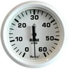 Faria Beede Instruments 759266331044 4 In. Dress White Tachometer - 7 - 000 RPM - Gas