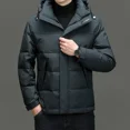 thumbnail image 4 of 2024 Ropa de alta gama para hombre Chaqueta de plumón de invierno con capucha Abrigo de plumón de pato blanco cálido grueso Ropa de pan simple corta Chaqueta informal, 4 of 4