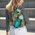 thumbnail image 6 of Picia Easter Egg1 Printed Canvas Daypack - Stylish and Durable Vintage Compact Backpack - Class, Work, Travel, or Laptop Bookbag,Organized Compartments-Medium, 6 of 6