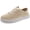 Beige, variant on STQ White Sneakers for Women Breathable Womens Tennis Shoes Lightweight Knit Casual Slip on Shoe for College Student Nurse Summer Spring Travel Essentials White Size 9.5