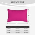 thumbnail image 6 of Balery Darkmagenta Bedding Queen Pillow Cases - Envelope Closure - Soft Brushed Microfiber Fabric - Shrinkage and Fade Resistant Pillow Cases-14"x20", 6 of 9