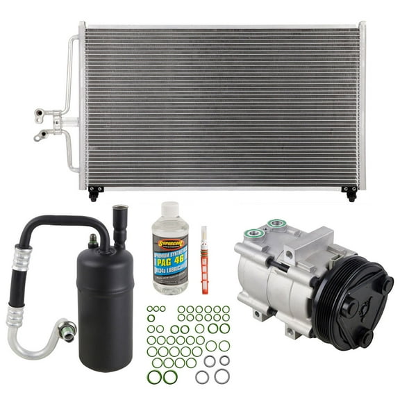 A/C Kit w/ AC Compressor Condenser Drier For Ford Escape & Mercury Mariner V6 2005 2006 2007 - BuyAutoParts