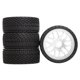 thumbnail image 1 of 4 neumáticos para coches RC, neumáticos de repuesto para coches a escala, fabricados en PP resistente para mayor durabilidad. Blanco, 1 of 9