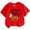 F-Watermelon Red, variant on Baby Girls Halloween Graphic Tee Short Sleeve Crew Neck T-Shirt for Kids,0-1 Years,D-Orange,Short Sleeve