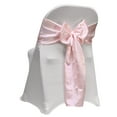thumbnail image 4 of Your Chair Covers - 10 Pack Satin Sashes Blush, 4 of 5