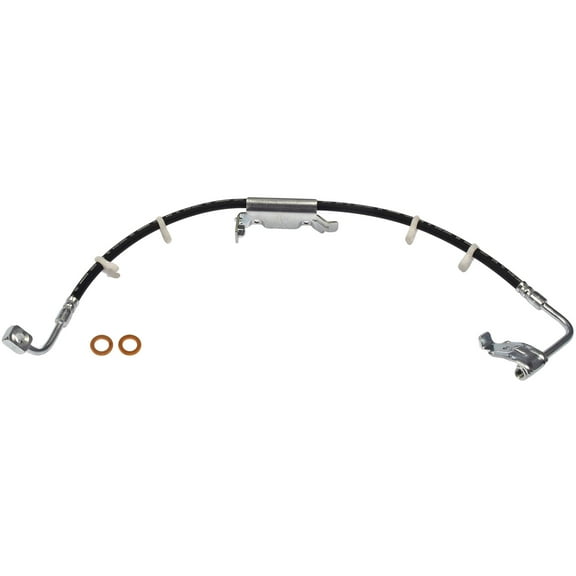 Dorman H621750 Front Driver Side Brake Hydraulic Hose for Specific Jeep Models Fits select: 2015-2017 JEEP WRANGLER UNLIMITED, 2012-2014 JEEP WRANGLER