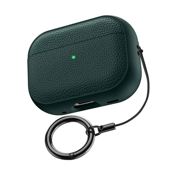 for Airpods Pro 3 Case, Soft TPU (Leather-Like Design) Drop Protection Cover, with Lanyard and Keyring, Apple Latest Airpods Pro 3