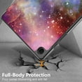 thumbnail image 4 of KOMI Slim case pour Galaxy Tab A9+ A9 Plus (Modèle 2023: Sm-X210/x215/x216) Étui Intelligent en Cuir à Rabat 3 Volets Fonction Support étui Arrière Rigide en PC, 4 of 5