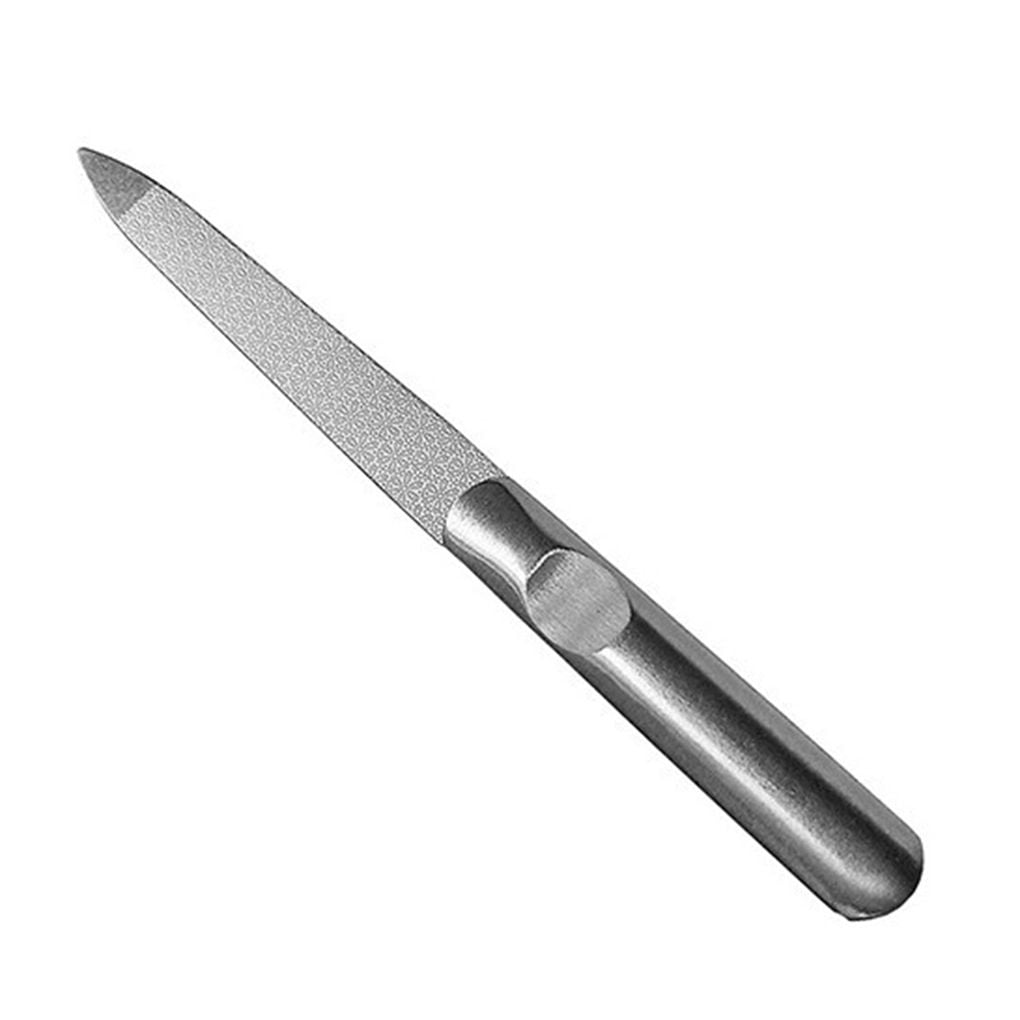 Worallymy Stainless Steel Professional Nail File Double Sides Great for