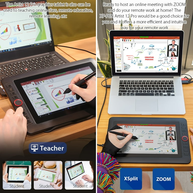 XPPen Artist12 Pro Graphic Tablet with 11.6 Inch Drawing Monitor