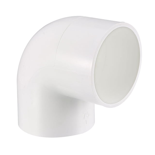 Unique Bargains 75mm Slip 90 Degree PVC Pipe Fitting Elbow Coupling Connector 2 Pcs