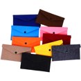 thumbnail image 2 of KAKOWELY 10Pcs Felt Pockets Snap Button Envelopes Phone Storage Envelops Small Pockets Felt Storage Bag,7.48"X4.13"X0.39", 2 of 5