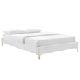 thumbnail image 1 of Modway Sutton Full Modern Performance Velvet Bed Frame in White, 1 of 7