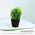 thumbnail image 3 of Milisten Plantas De Plástico Decorativas Con Hojas Para Y Ventana En Casa, 3 of 8