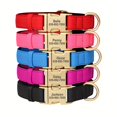 thumbnail image 2 of SUTENGDA Durable Polyamide Adjustable Dog Collar - Custom Engraved  Comfortable Soft Lining  Waterproof Quick-Dry  with Personalized Name Tag for Small to Large Dogs, 2 of 7