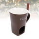 thumbnail image 1 of Juego De Olla De Fondue, Taza De Fondue De Chocolate De Cerámica Con Horquilla, Taza De Fusión De Chocolate, Taza De Fondue Para Queso De Chocolate Derretido, Para Cita Nocturna, 1 of 7