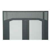Middle Atlantic 10RU Vented Rack Door for DWR and EWR Racks - Rack door - front - black - 10U - 19"