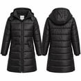thumbnail image 2 of Steve Madden Girls Puffer Jacket Insulated Quilted Long Length Winter Parka Long Puffer Jacket, 2 of 7