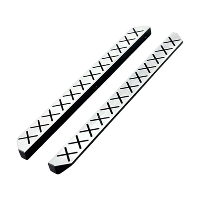 Pedales izquierdo y derecho para coche RC 1/12, accesorios, repuestos, reemplazo directo, portátiles, de aluminio, piezas para coche RC para H12Y Negro