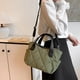thumbnail image 2 of Bolso Mano Nailon para Mujer Acolchado Gran Capacidad Con Bolsillos Laterales Hobo Elegante, 2 of 9