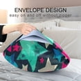 thumbnail image 7 of GZHJMY Bright Grunge Star Satin Pillowcases for Hair and Skin Soft Like Silk Pillowcase, Satin Cooling Pillow Cases with Envelope Closure, Comfortable and Breathable, 20" x 30" Home Decor, 7 of 7