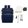 thumbnail image 3 of Diaper Bag Backpack, Tntants 6 in 1 Large Diaper Baby Bag with Changing Station for Boys Girl, Waterproof Baby Diaper Bags for Travel with Insulated Milk Bottle Pocket, 3 of 6