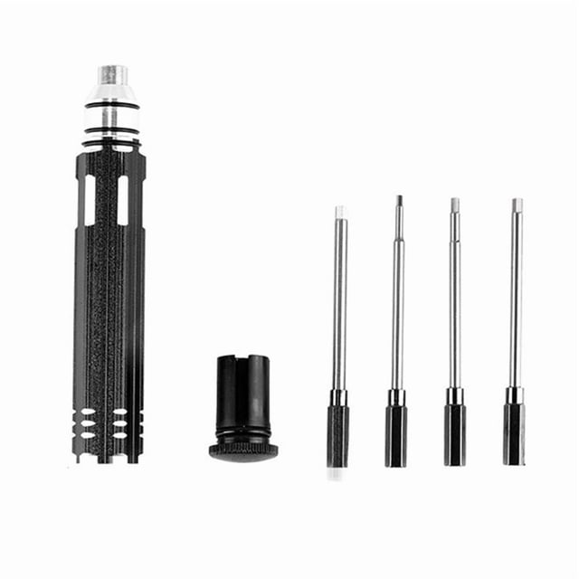 Juego de Destornilladores Hexagonales 4 en 1, Destornillador Hexagonal H1.5 H2.0 2,5 H3.0Mm, Herramientas de FabricacióN de Modelado para AvióN RC
