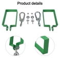 thumbnail image 2 of Green Metal Swing Set Accessories 5.78 x 3.8 in: Perfect for Backyard Fun!, 2 of 9