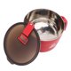 thumbnail image 4 of Taza de sopa de drenaje con sello de tazón de fideos instantáneos de acero inoxidable con tapa, soporte para teléfono para dormitorio, oficina, gran capacidad de 1300ML, rojo, 4 of 10